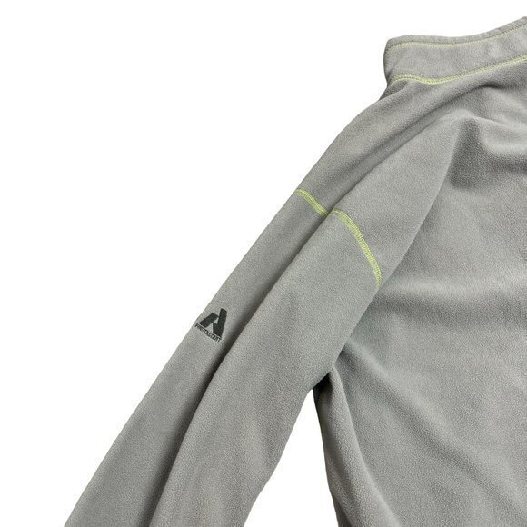 Eddie Bauer Mens Size‎ XLT Gray FLeece Half Zip Long Sleeve Sweater - Picture 4 of 6